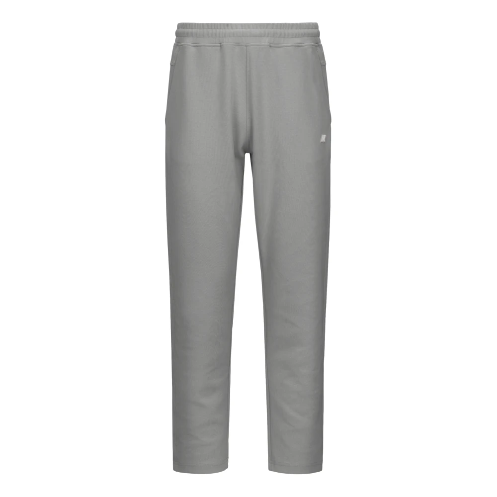 K-Way Men's Gray Iton Interlock Joggers - Sweatpants - 2XL - Trousers