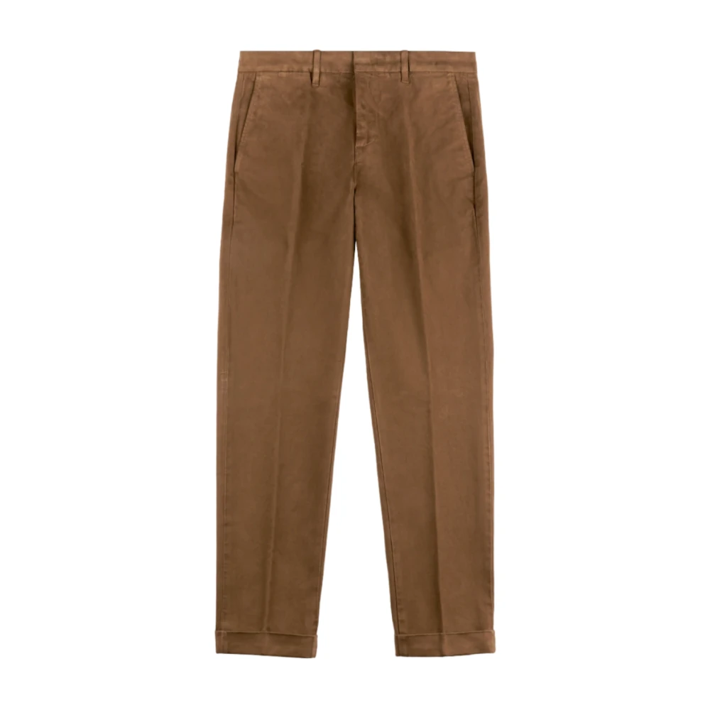 Fay Bruine Casual Broek Brown Heren
