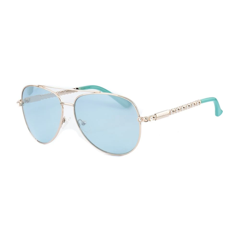 Guess Women's Yellow Sunglasses, One Size, Gf0356 Aviator Sunglasses