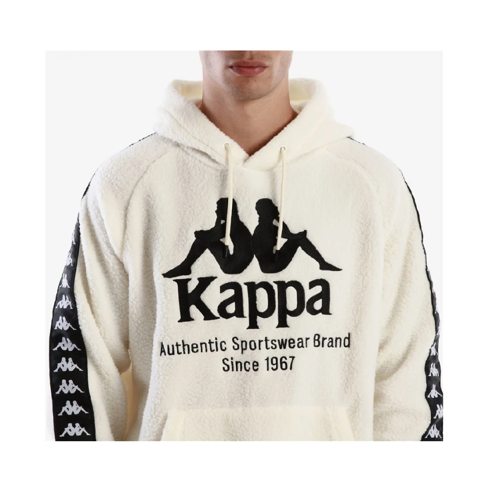 Kappa Hoodie White Heren