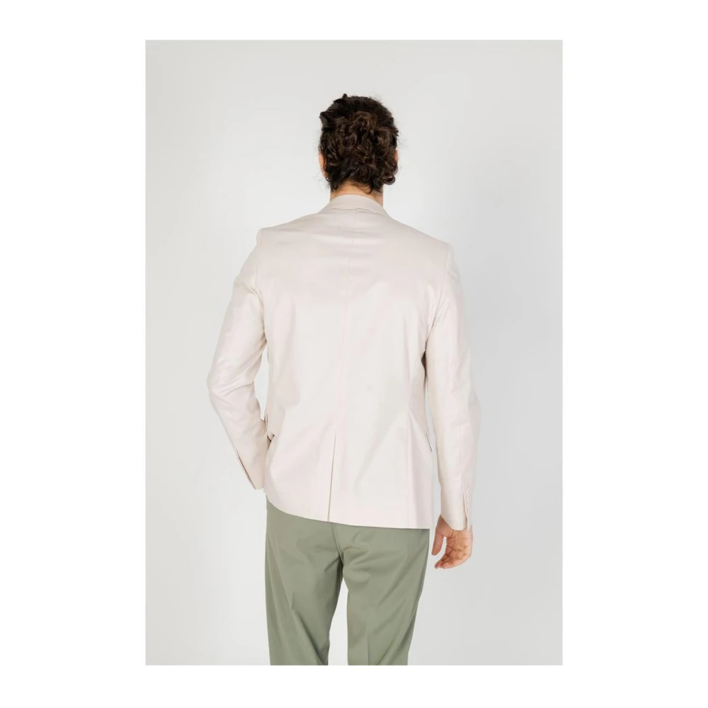 Antony Morato Crème Katoenen Blazer Beige Heren