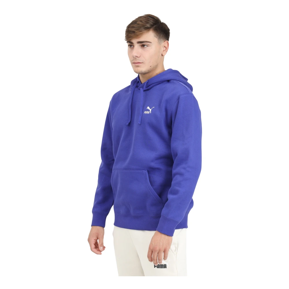 Puma Paarse Classics hoodie voor heren Blue Heren