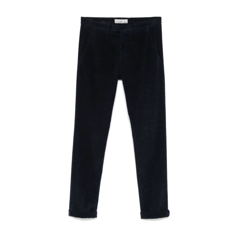 Briglia Moderne Slim-Fit Broeken voor Mannen Black Heren