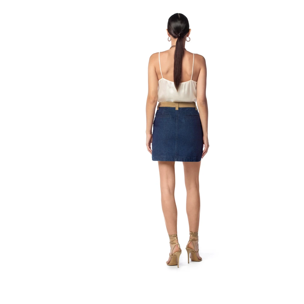 MVP wardrobe V-hals Ribaud Tank Top Beige Dames