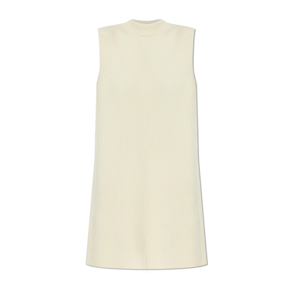 Jil Sander Women's Beige Wool Vest