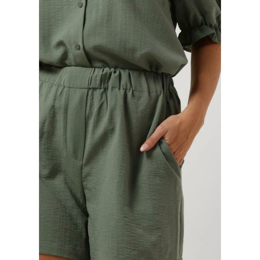 Modström Groene Shorts Huntleymd Stijl Green Dames