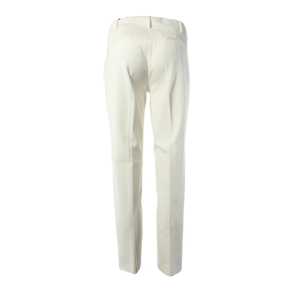 pinko Witte Pantalon met Elastaan White Dames