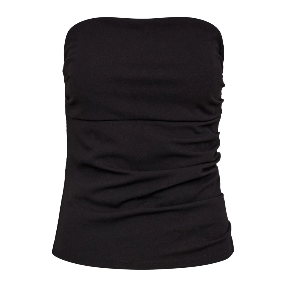 Co'couture Women's Black Sleeveless Tops, L, Sleeveless Tops