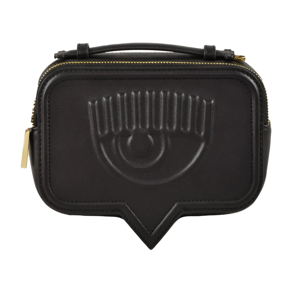 Chiara Ferragni Collection Stijlvolle PU-tas Black Dames