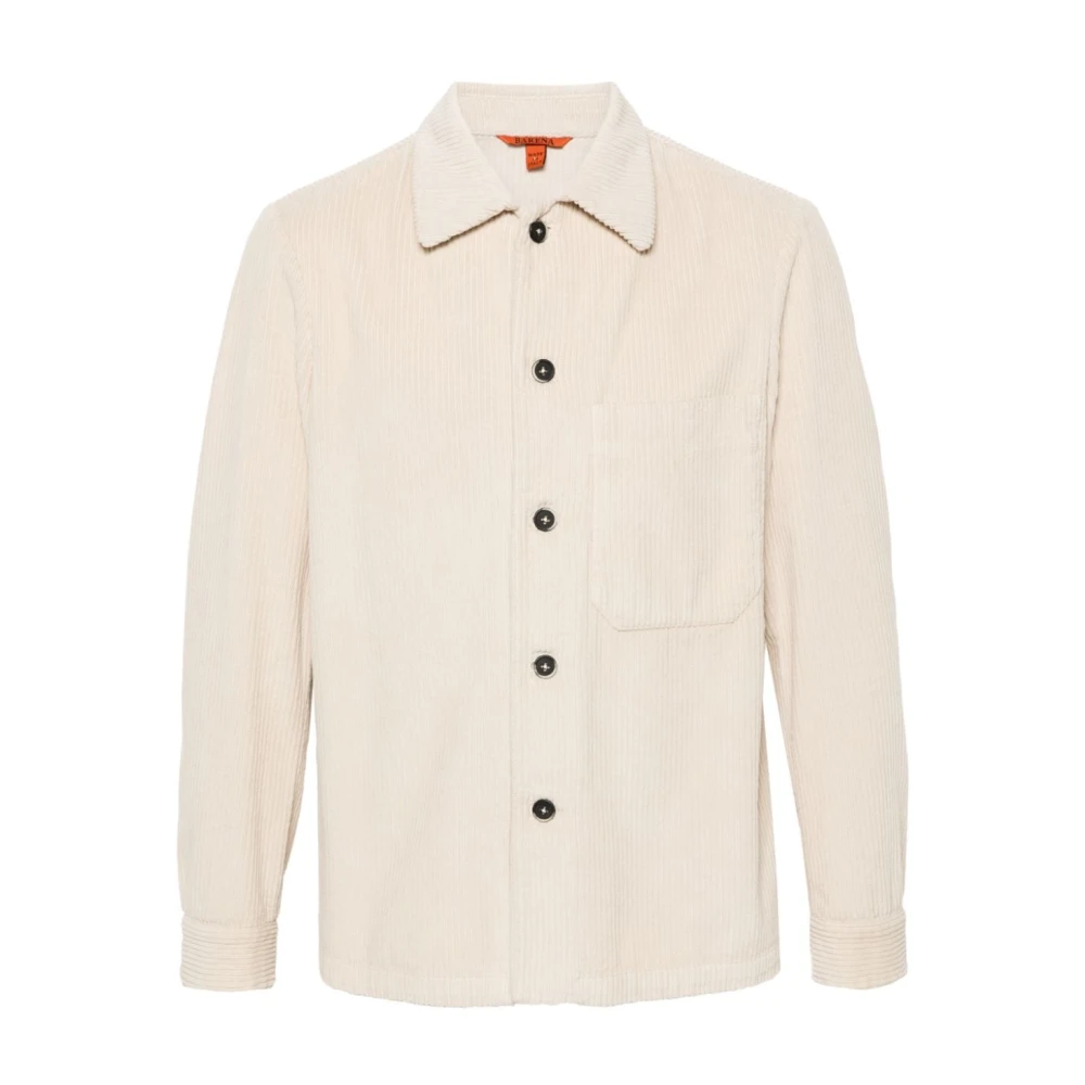 Barena Venezia Witte overhemden voor mannen Aw24 Beige Heren