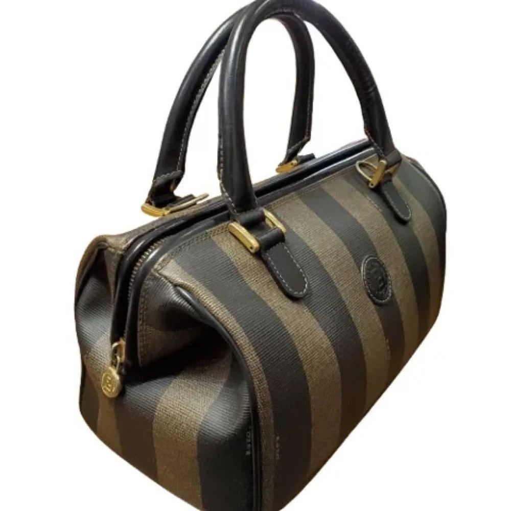 Fendi Vintage Pre-owned Leather fendi-bags Beige Dames