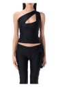 black-shiny-scuba-topwear-asymmetrical-chest