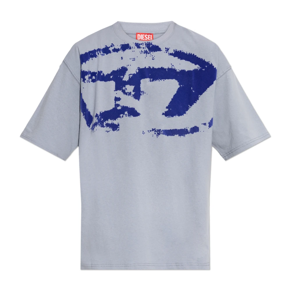 Diesel Uomo Grigio - T-Boxt-N14 T-Shirt - Tops - 2XL