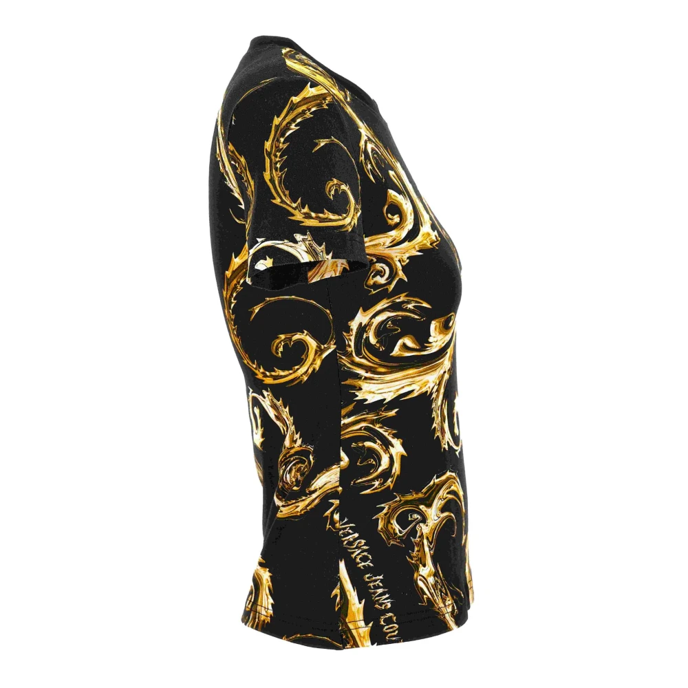 Versace Jeans Couture T-shirts en Polos Black Dames