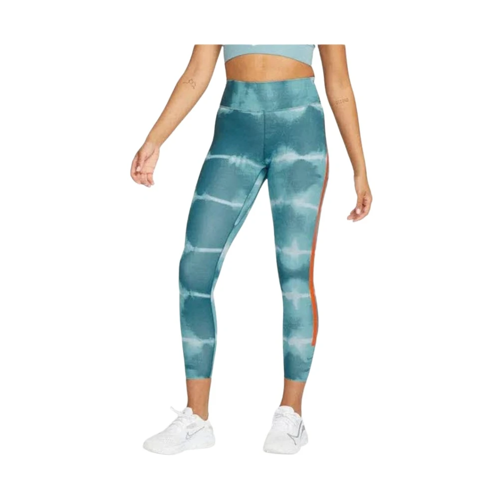 Nike Green Luxe Leggings Blue Dames