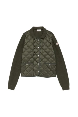 Knit Mix Padded Jacket