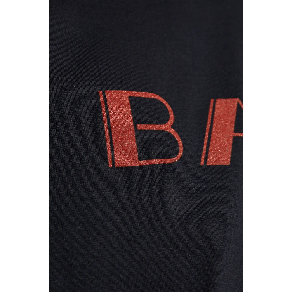 Bally T-shirt met bedrukt logo Blue Heren