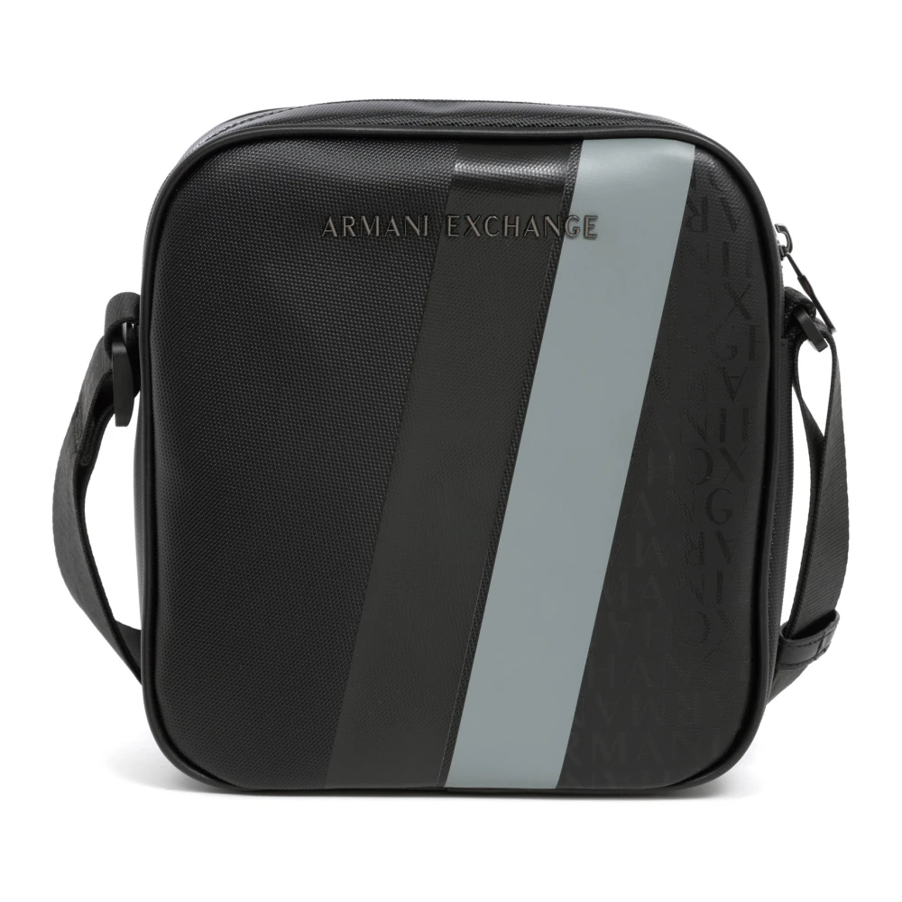 Armani Exchange Multicolor Schoudertas met Verstelbare Riemen Black Heren