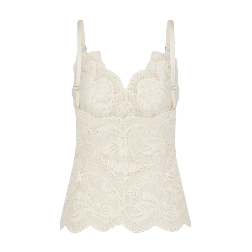 Paco Rabanne Ivoor Top voor Vrouwen Beige Dames