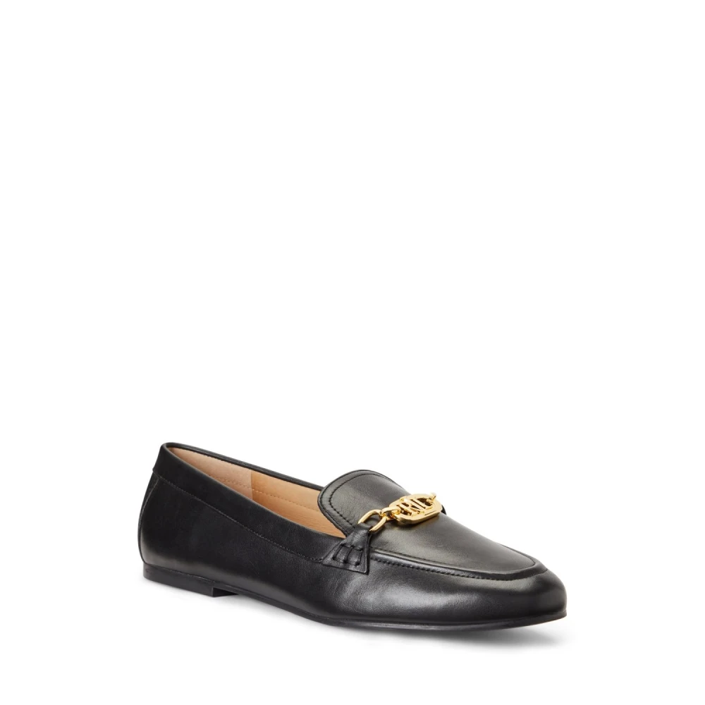 Ralph Lauren Loafers Black, Dam