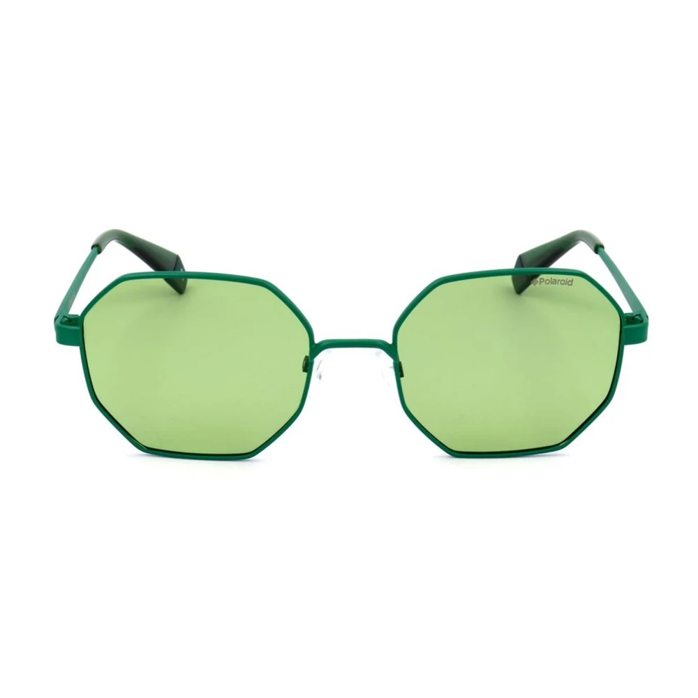 Polaroid Unisex Green Sunglasses, One Size, Metal Sunglasses Polarised