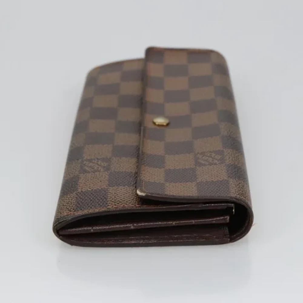 Louis Vuitton Vintage Pre-owned Canvas wallets Brown Dames
