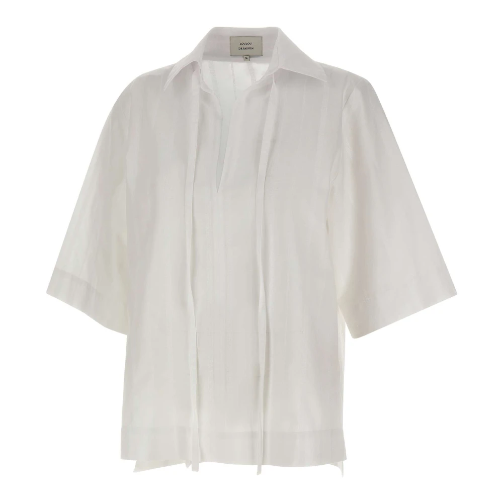 Loulou Studio Women's White Sofi Blouse - Blouses - S - Blouses & Shirts