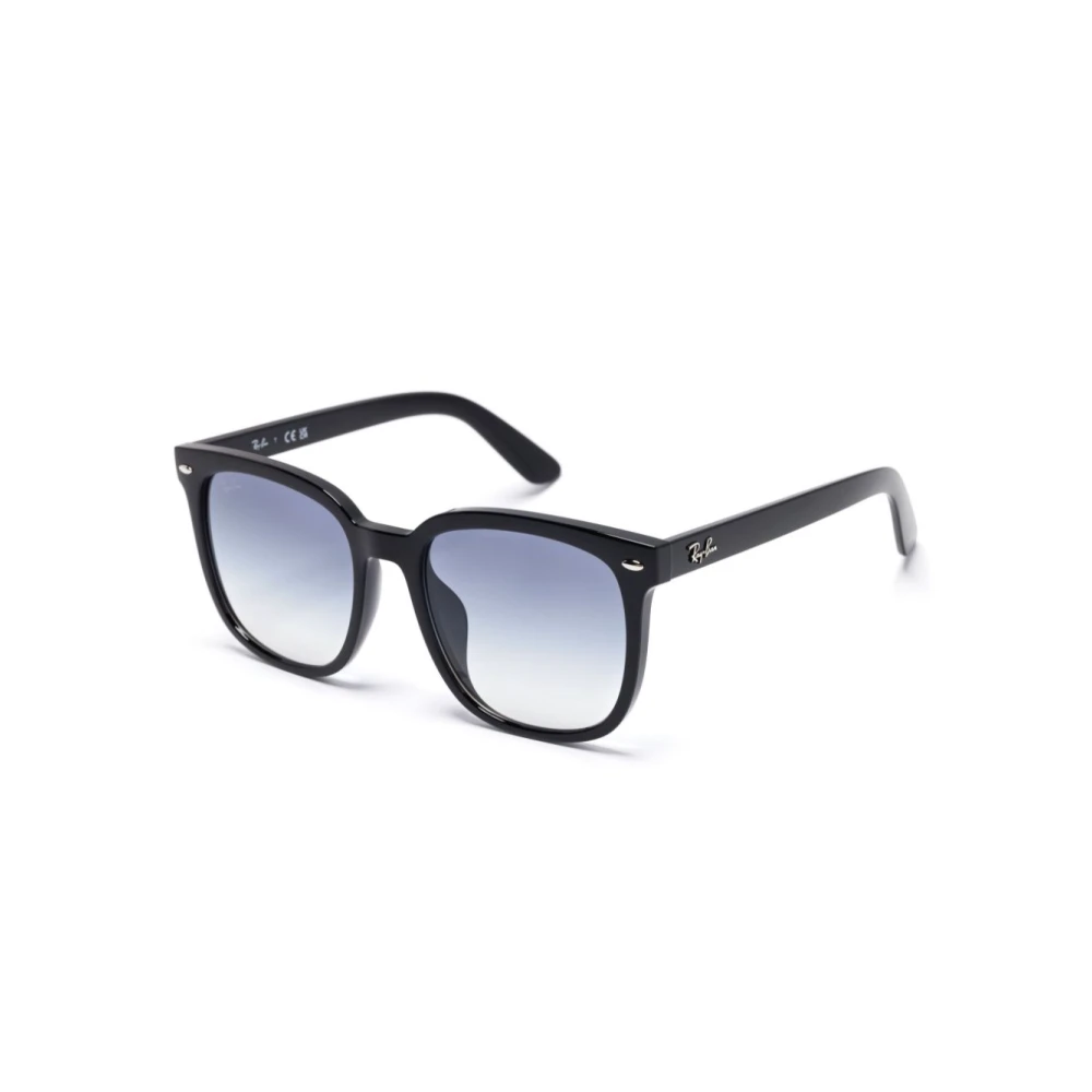 Ray - Ban Unisex Black/Blue Rb4401d 601/19 Sunglasses Injected Squared Normal Shaded - Image 2