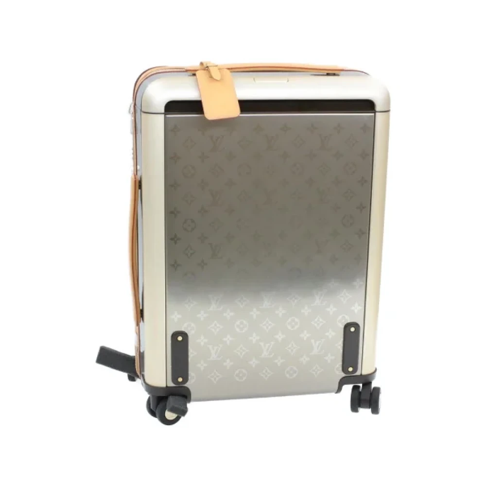 Pre-owned Sølv lerret Louis Vuitton Travel Bag