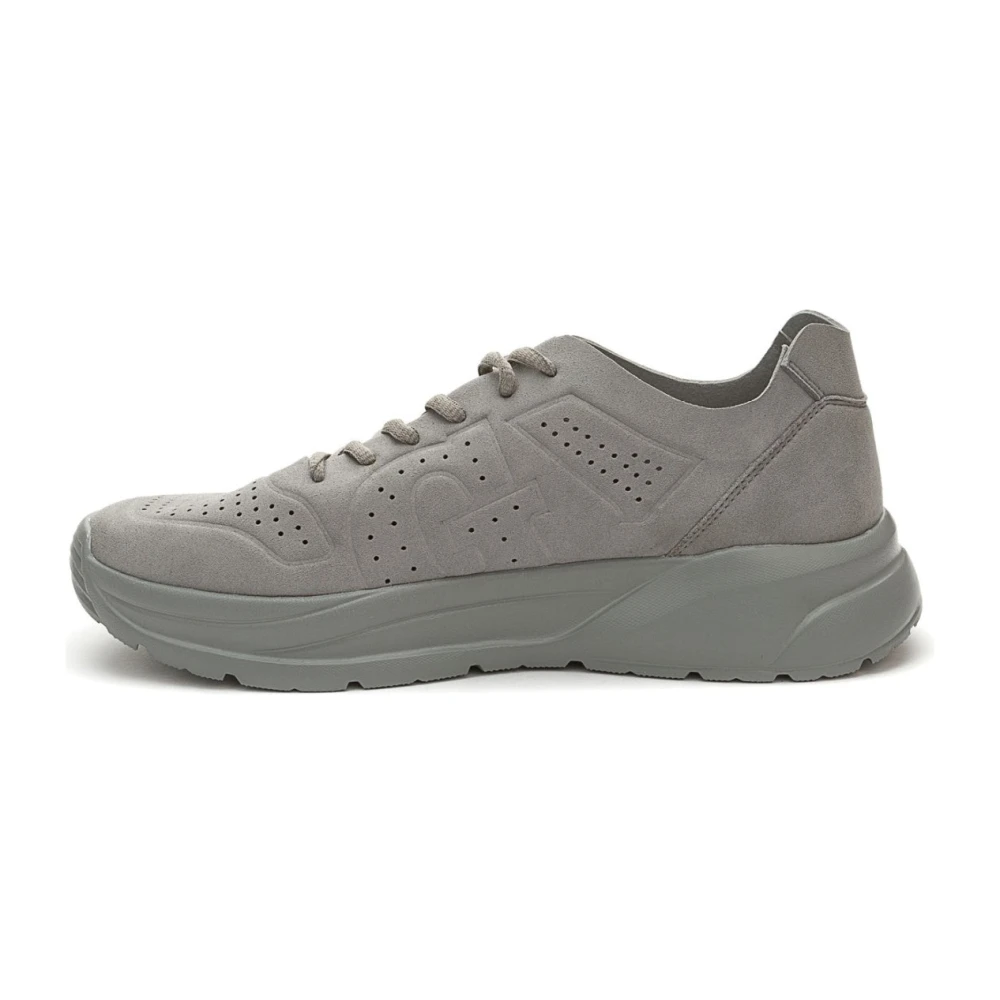 Grunberg Men's Gray Sneakers, 7 Uk, Closed Trainers