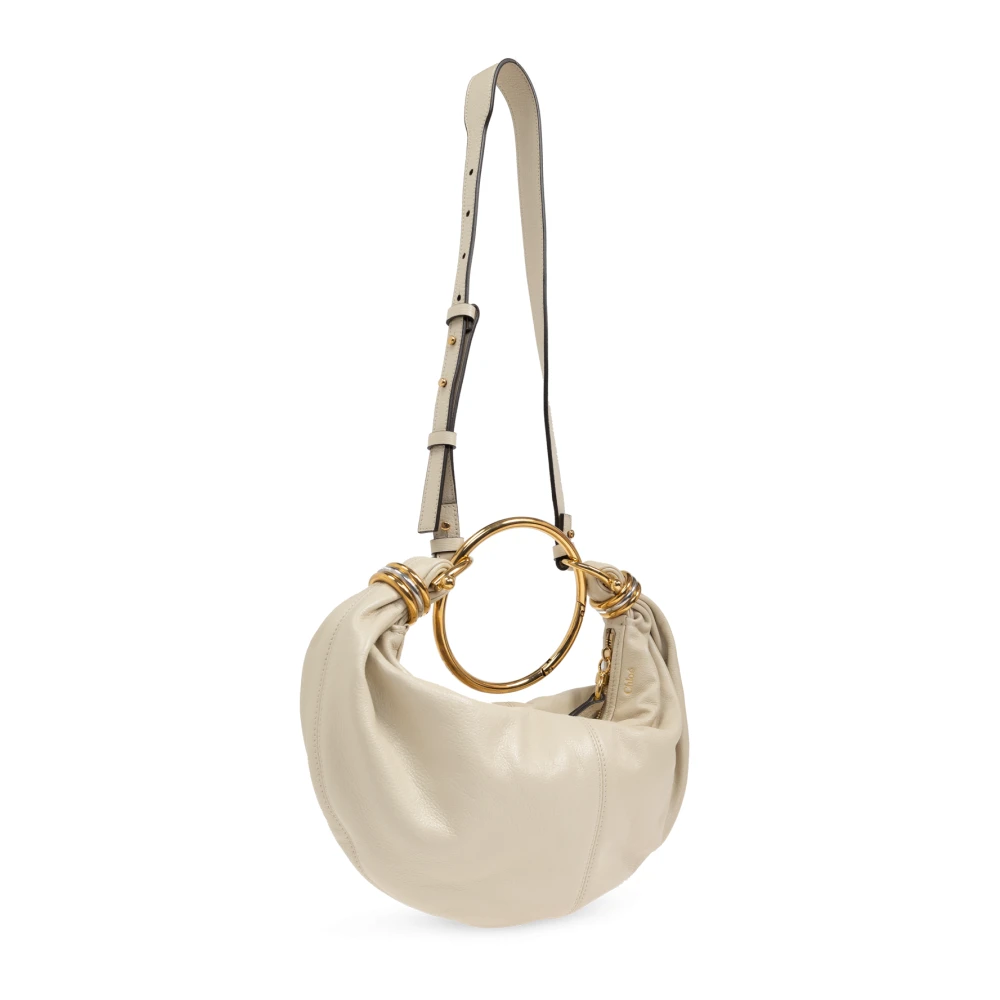 Chloé Schoudertas Armband Klein Beige Dames
