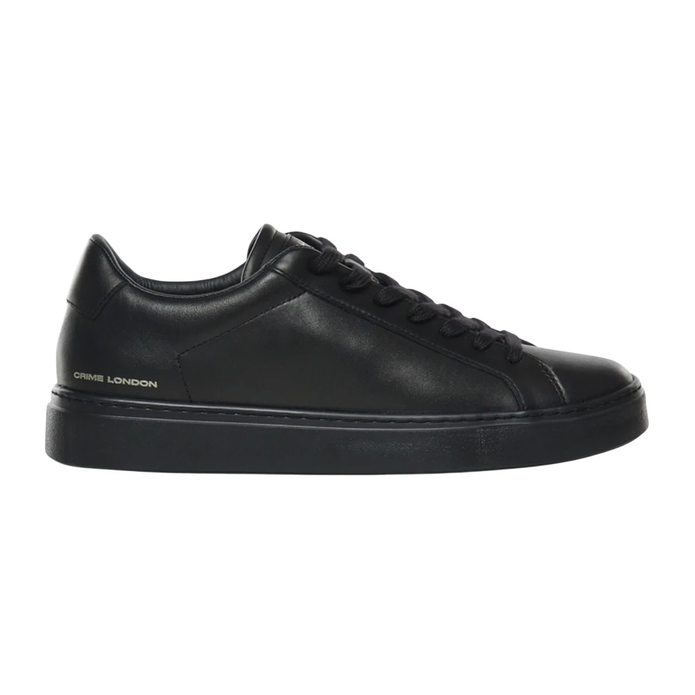 Crime London Uomo Nero Scarpe, 44 Eu, New,
