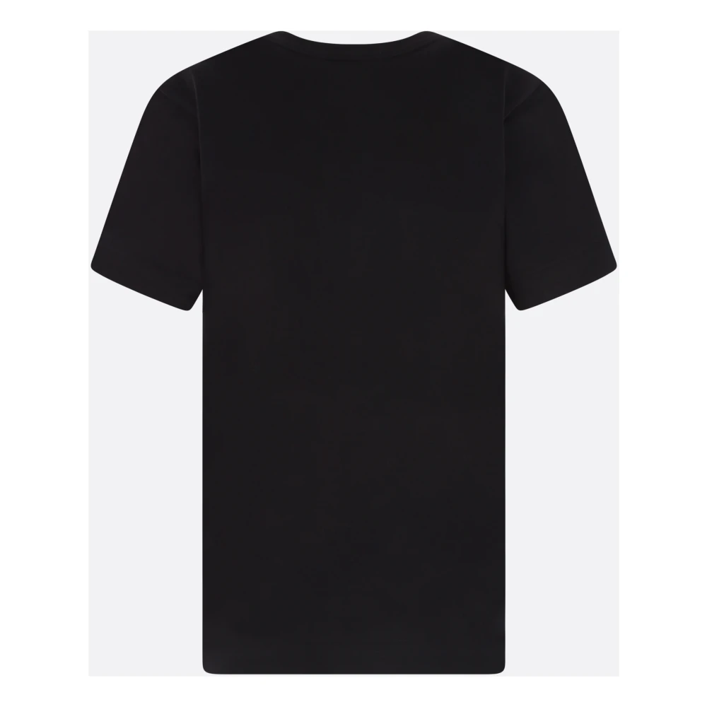 Comme des Garçons Play Zwart T-shirt met hartprint Black Dames