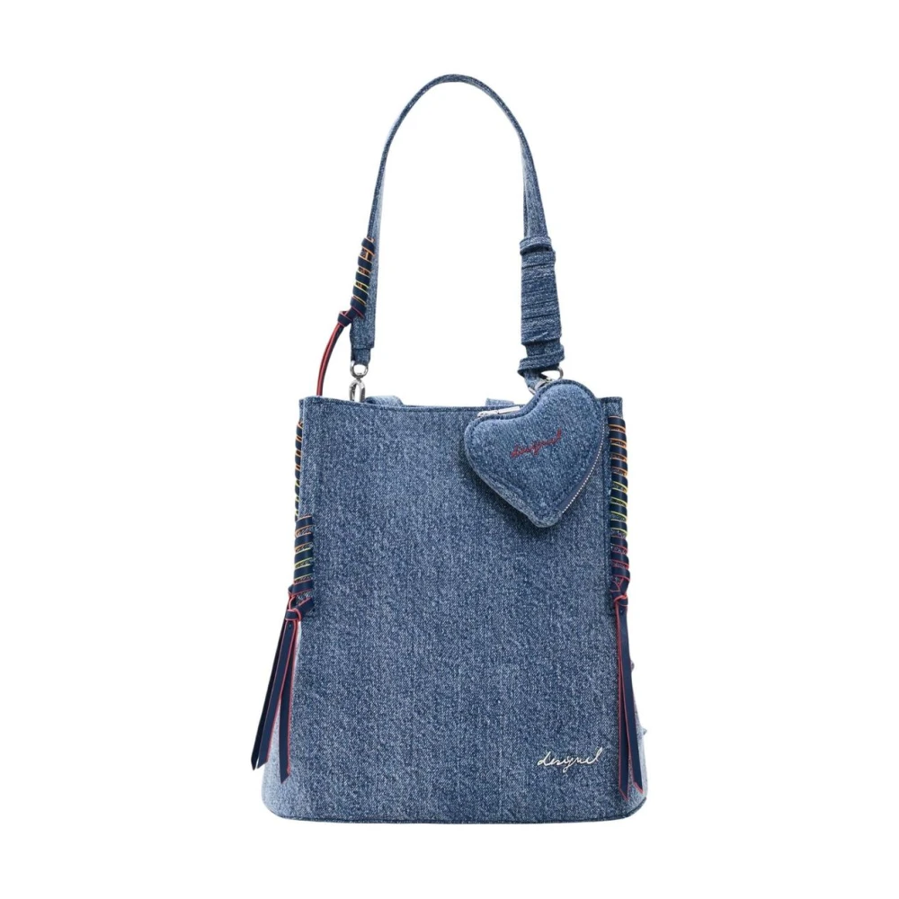 Desigual Women's Blue Convertible Handbag Rucksack
