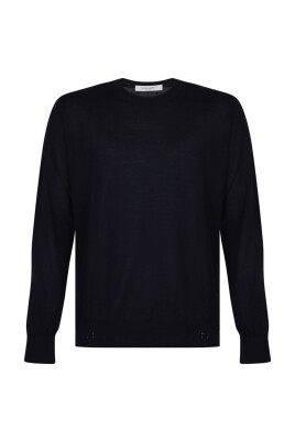 pull-en-laine-bleu-marine-a-col-rond