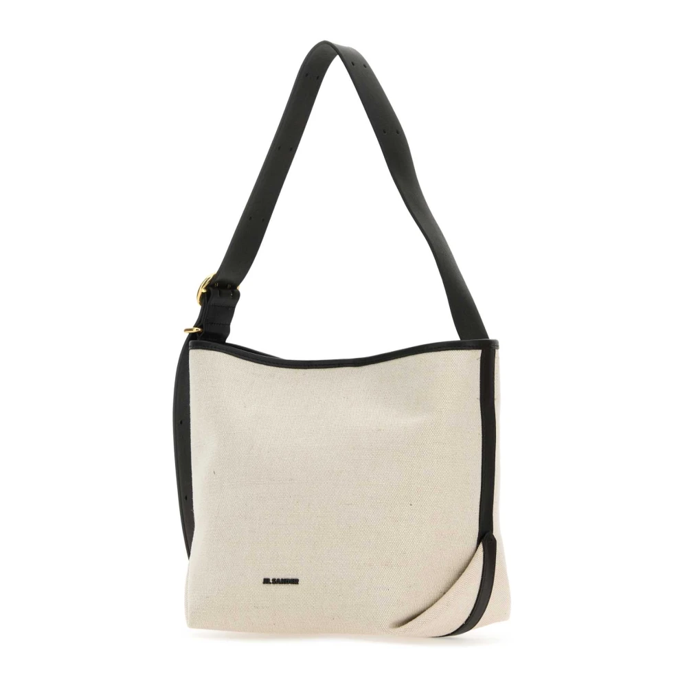 Jil Sander Opvouwbare Schoudertas Beige Dames
