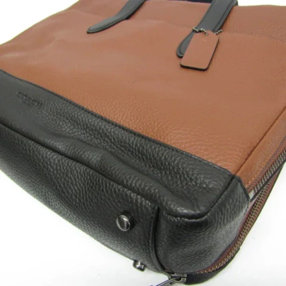 Coach Pre-owned Leather shoulder-bags Brown Dames
