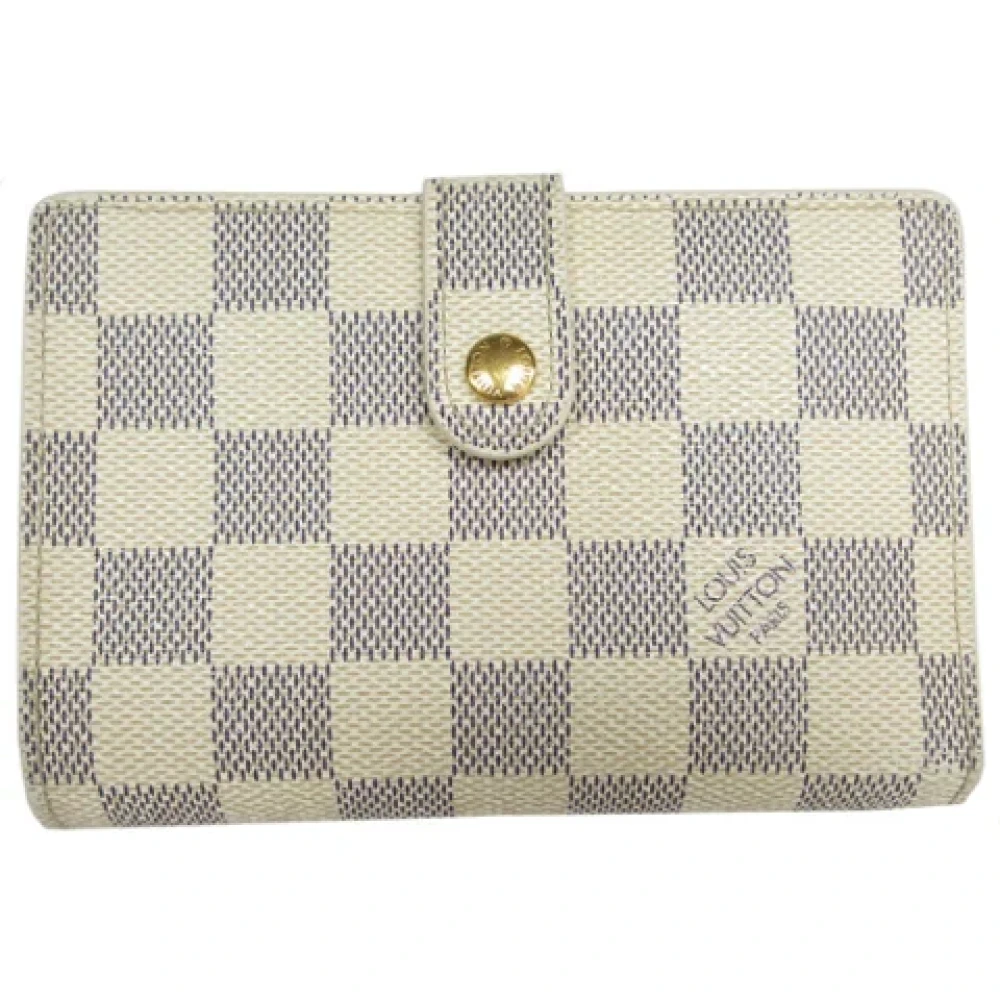 Louis Vuitton Vintage Pre-owned Canvas wallets White Dames