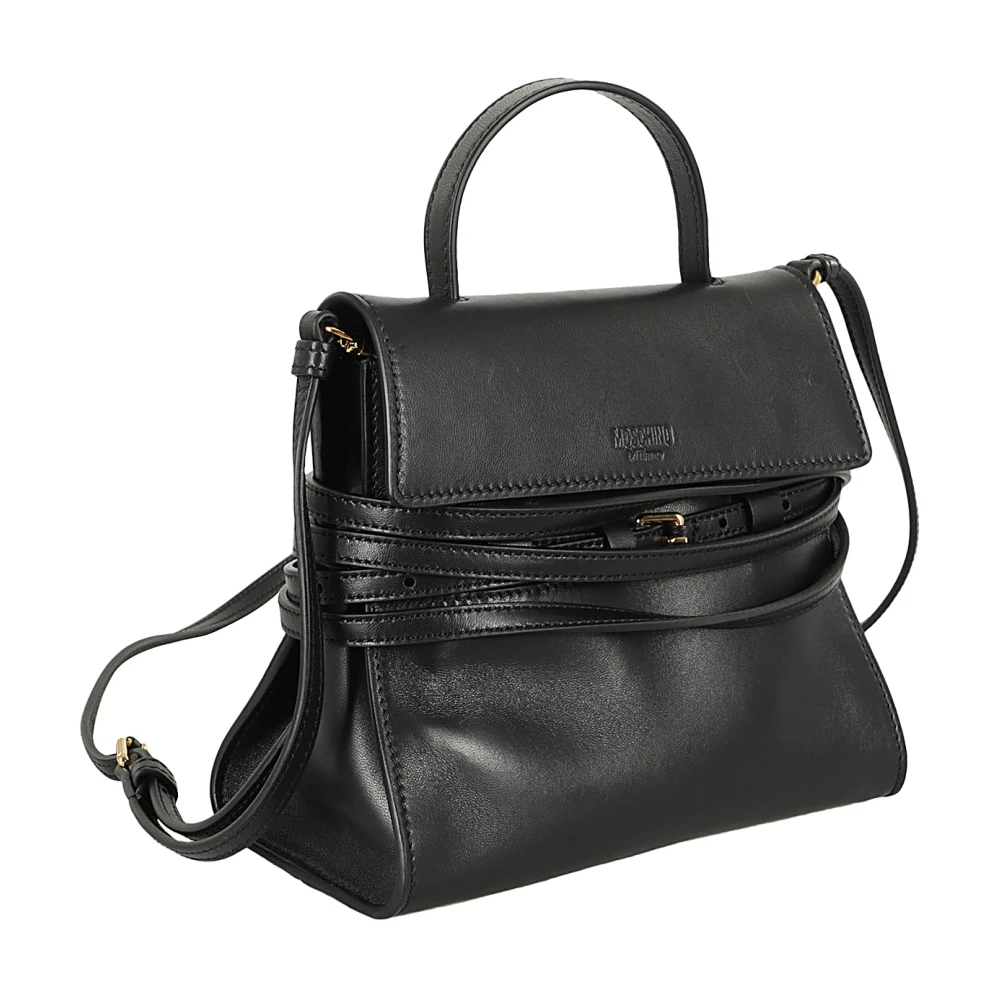 Moschino Schoudertas Black Dames