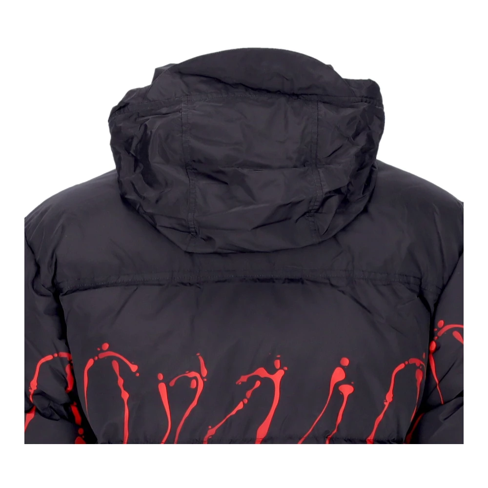 Octopus Zwarte Puff Jas voor Mannen Black Heren