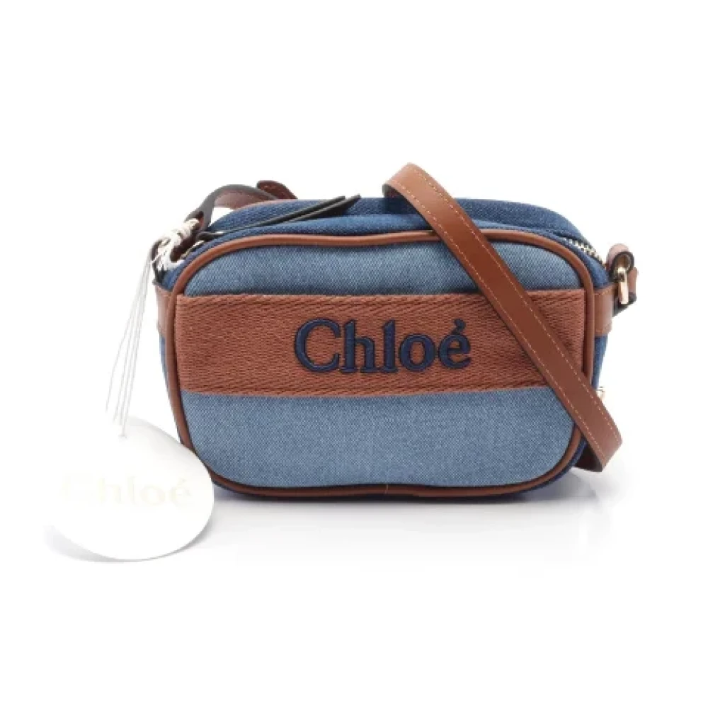 Chloé Pre-owned Denim shoulder-bags Blue Dames