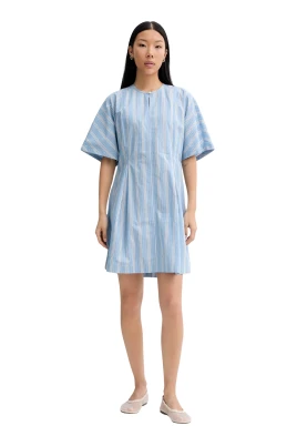 Flared Cotton Mini Dress