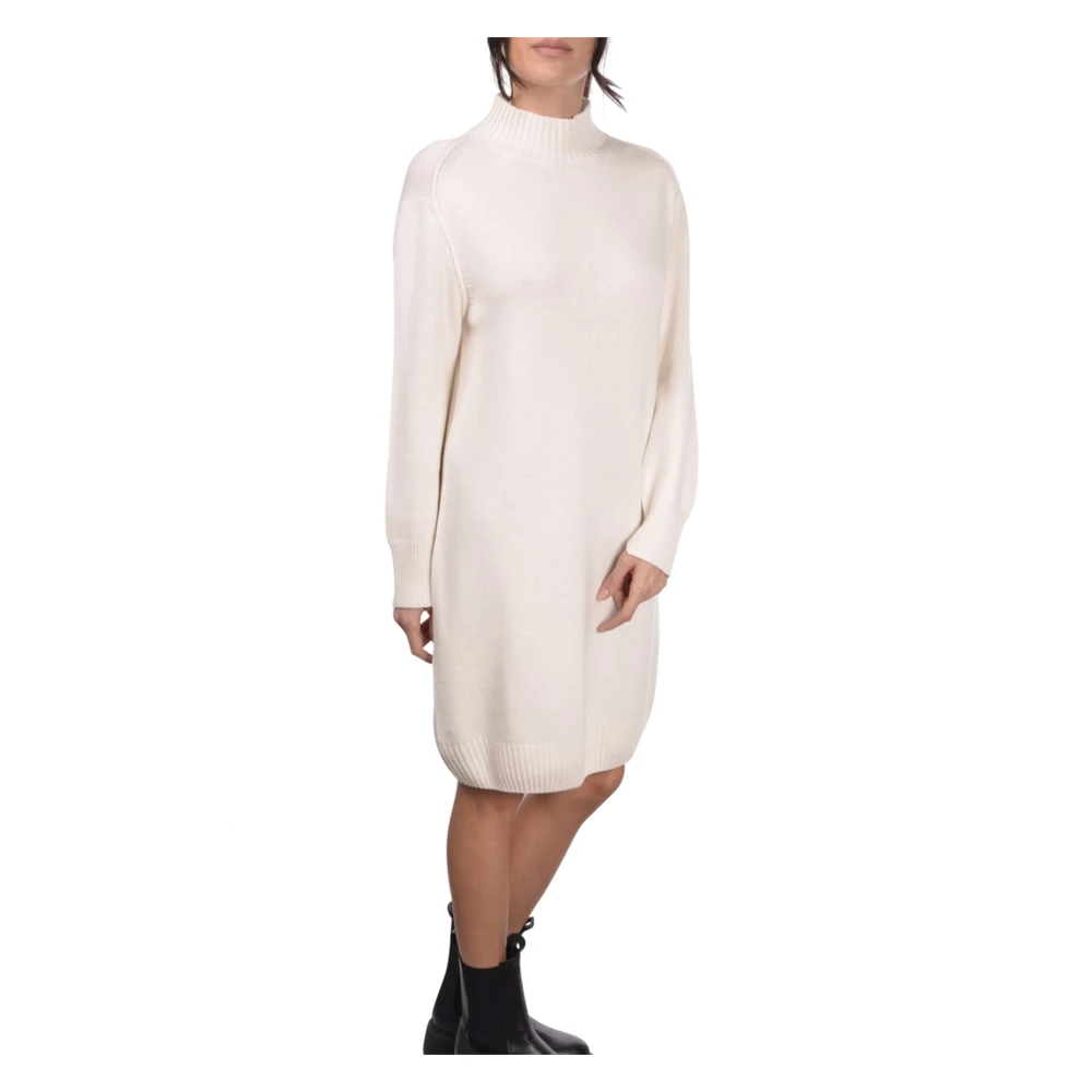 Gran Sasso Elegante Jurk Abitino Beige Dames