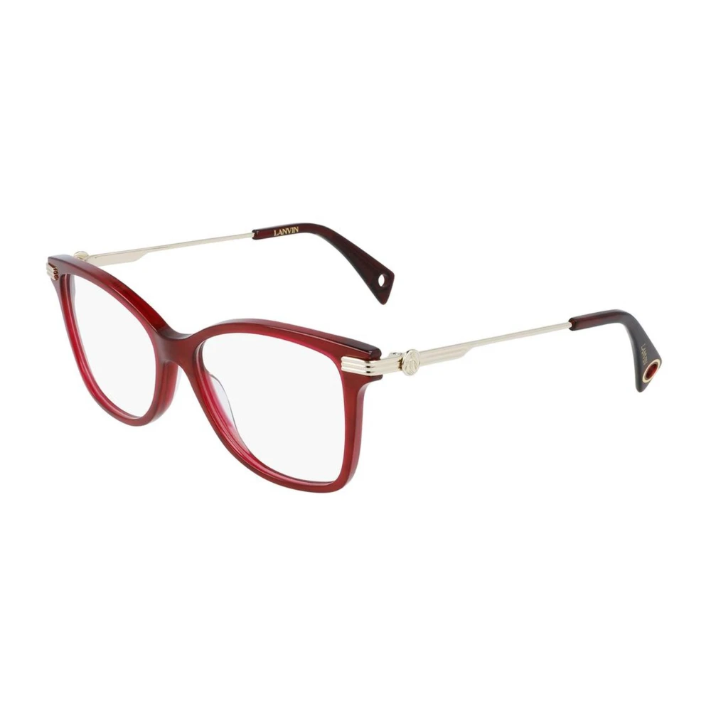 Lanvin Rode Acetaat Frame Bril voor vrouwen Red Dames