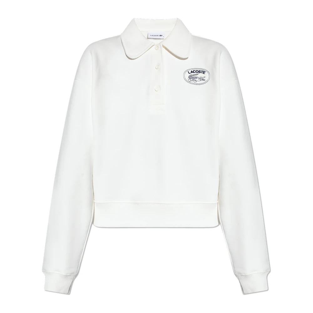 Lacoste Polo sweatshirt White Dames