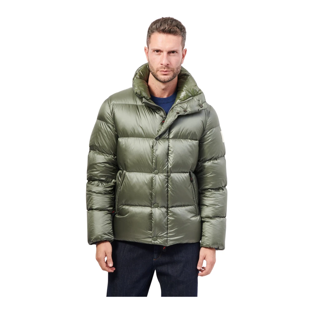 Afterlabel Militair Groene Donsjas Chamonix Stijl Green Heren