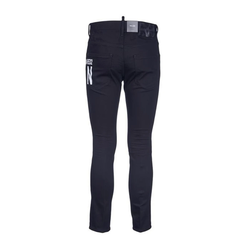 Dsquared2 Zwarte Jeans Aw23 Black Dames