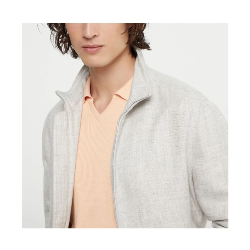 BRUNELLO CUCINELLI Elegante Jassen Collectie Gray Heren