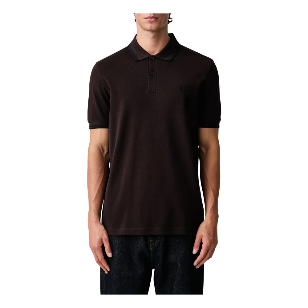 Fred Perry , Herren, Oberteile, Braun, 2XL