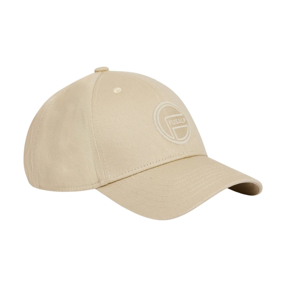 Fusalp Uomo Beige Cappello Di Cotone